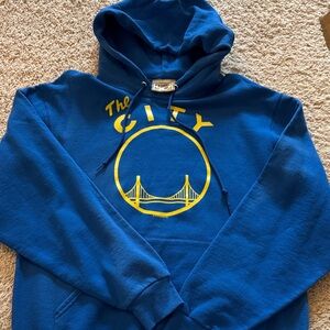 Golden State Warriors Hoodie with Yellow Print